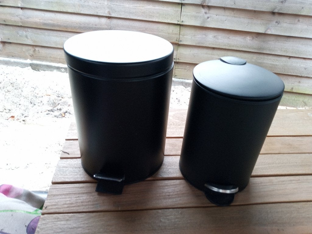 pedaalemmers, 40 liter of meer, Ophalen, Gebruikt, Metaal
