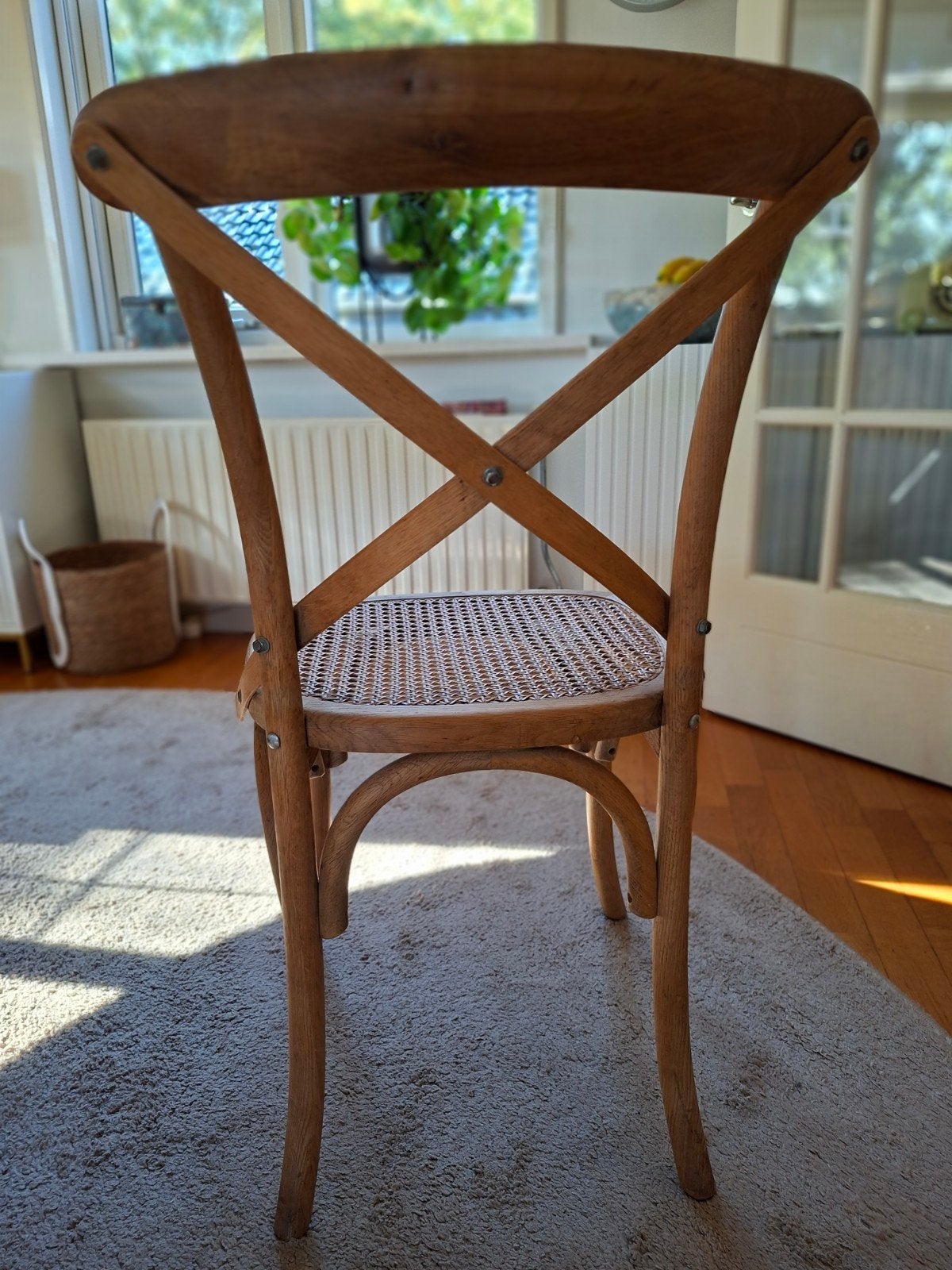 Crossback eetkamerstoelen, Ophalen, Gebruikt, Overige kleuren, Vijf, Zes of meer stoelen