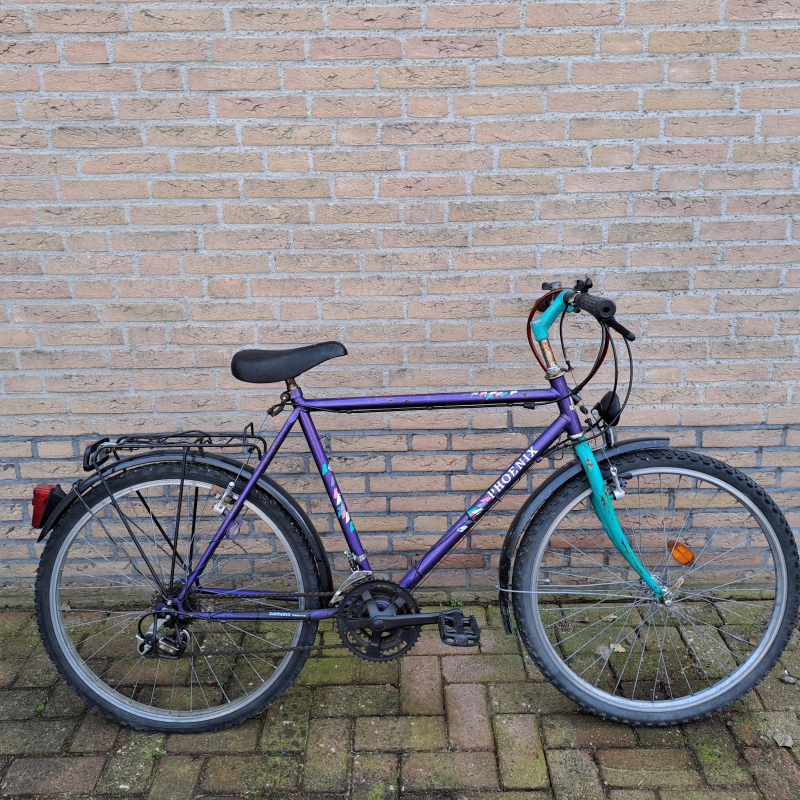 Kinder fiets, 24 inch banden. Phoenix, Gebruikt, Velgrem, Versnellingen, Minder dan 49 cm