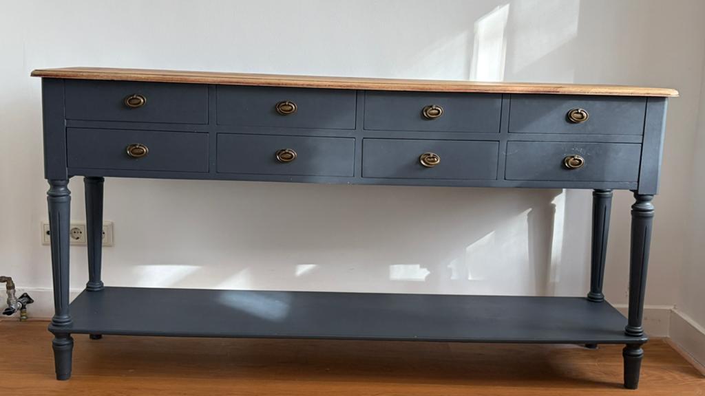 Mooie sidetable, Huis en Inrichting, Tafels | Sidetables, Ophalen, 100 tot 150 cm, Zo goed als nieuw, 25 tot 50 cm