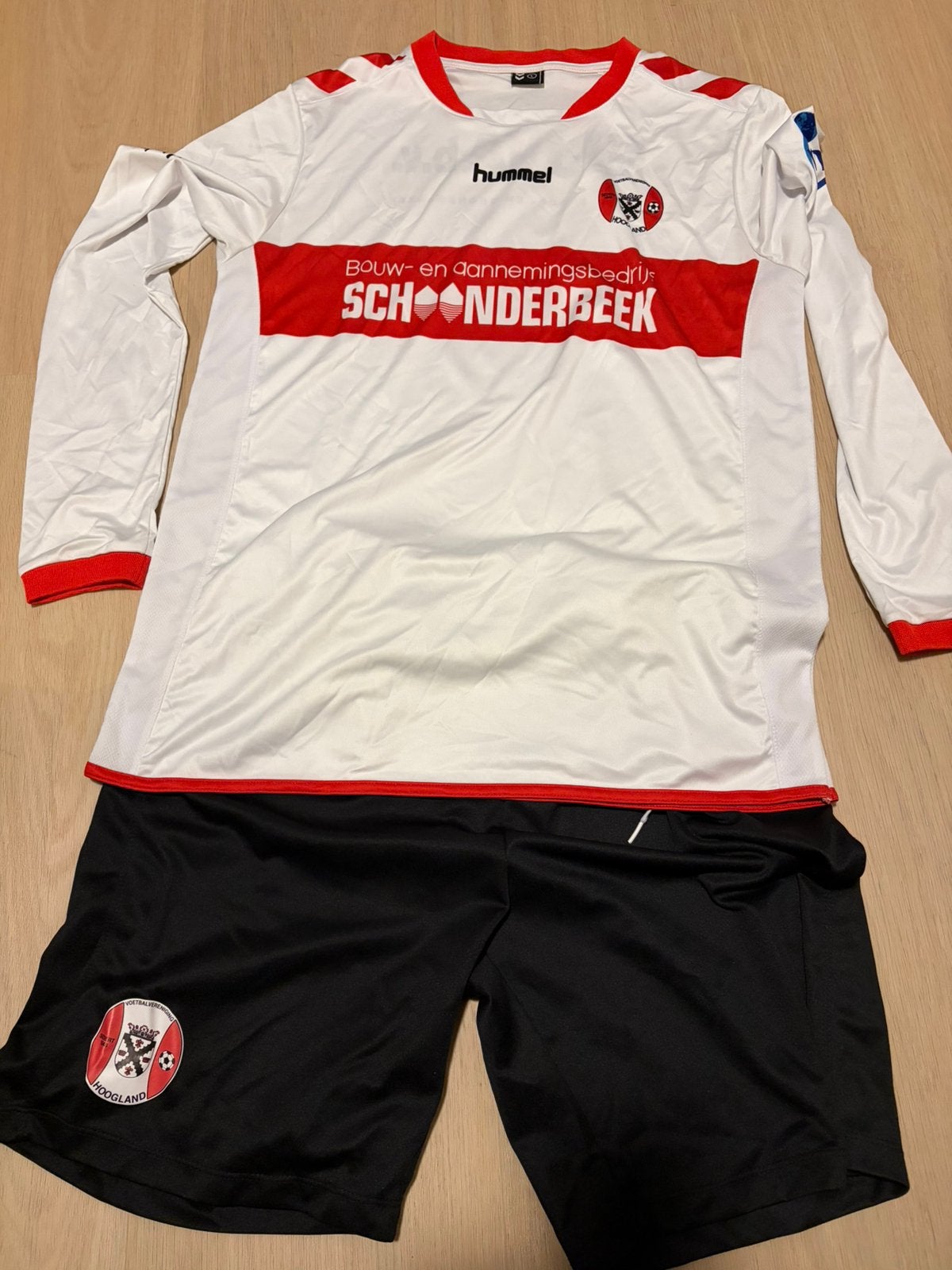 Tenue vv Hoogland maat L heren, Ophalen, Zo goed als nieuw, Shirt