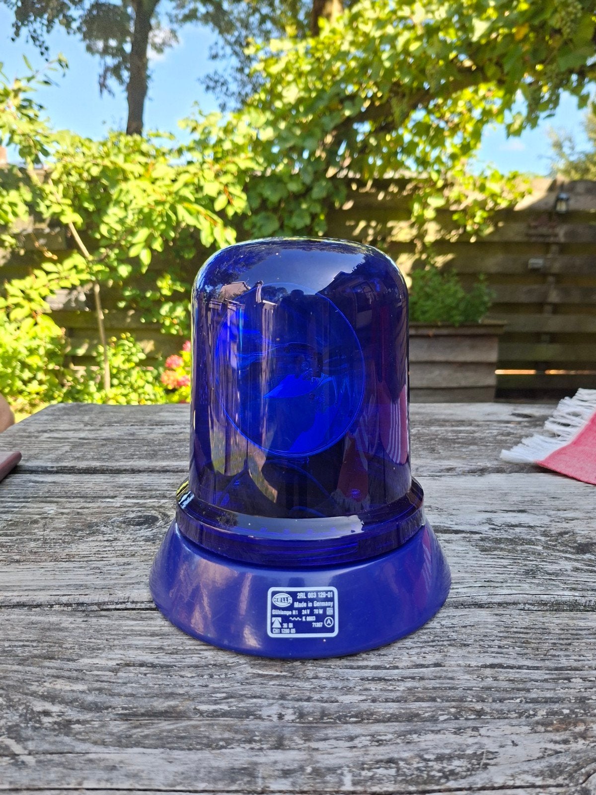 XL Hella zwaailicht blauw 24V 70W - Made in Germany, Ophalen of Verzenden, Gebruikt, Overige automerken