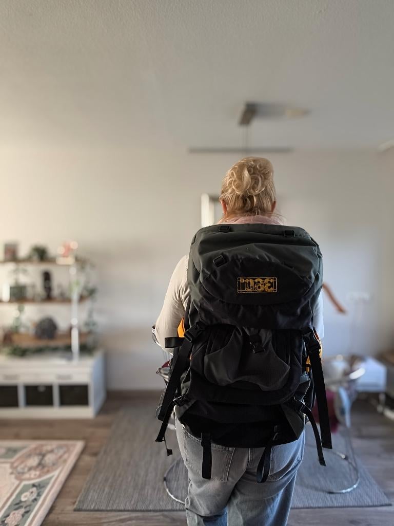 Nieuwe 360 Degrees Trekking Rugzak - 55L - Nooit gebruikt!, Overige materialen, Hangers, Zwart, Nieuw