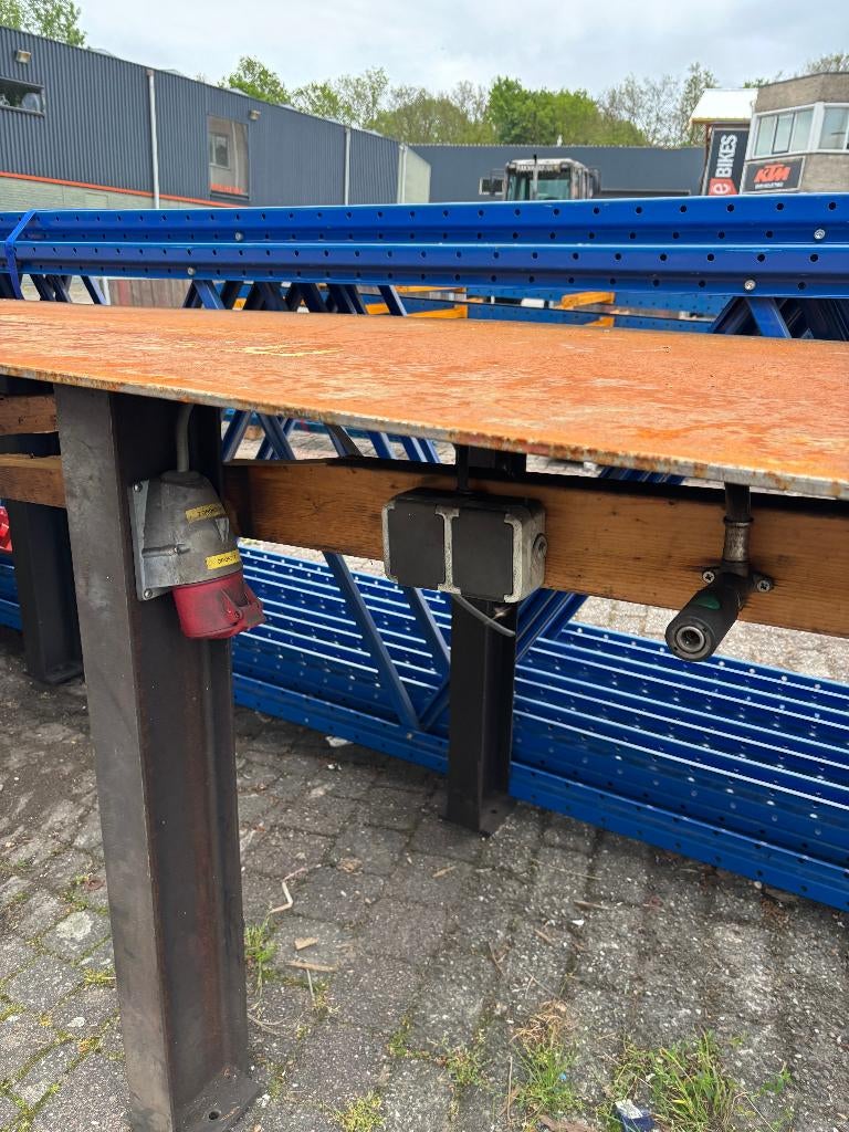 stalen werkbank, Doe-het-zelf en Verbouw, Werkbanken, Ophalen, Gebruikt, 70 tot 120 cm