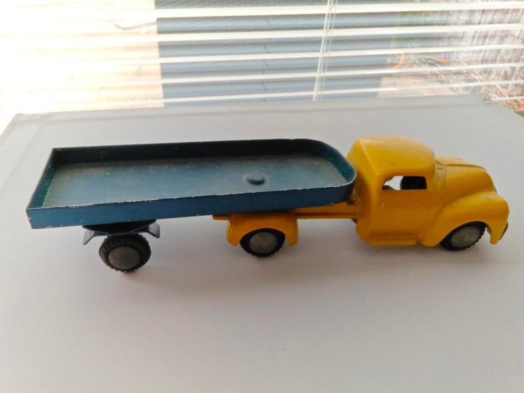 Tekno vrachtwagen, Antiek en Kunst, Antiek | Speelgoed, Ophalen of Verzenden