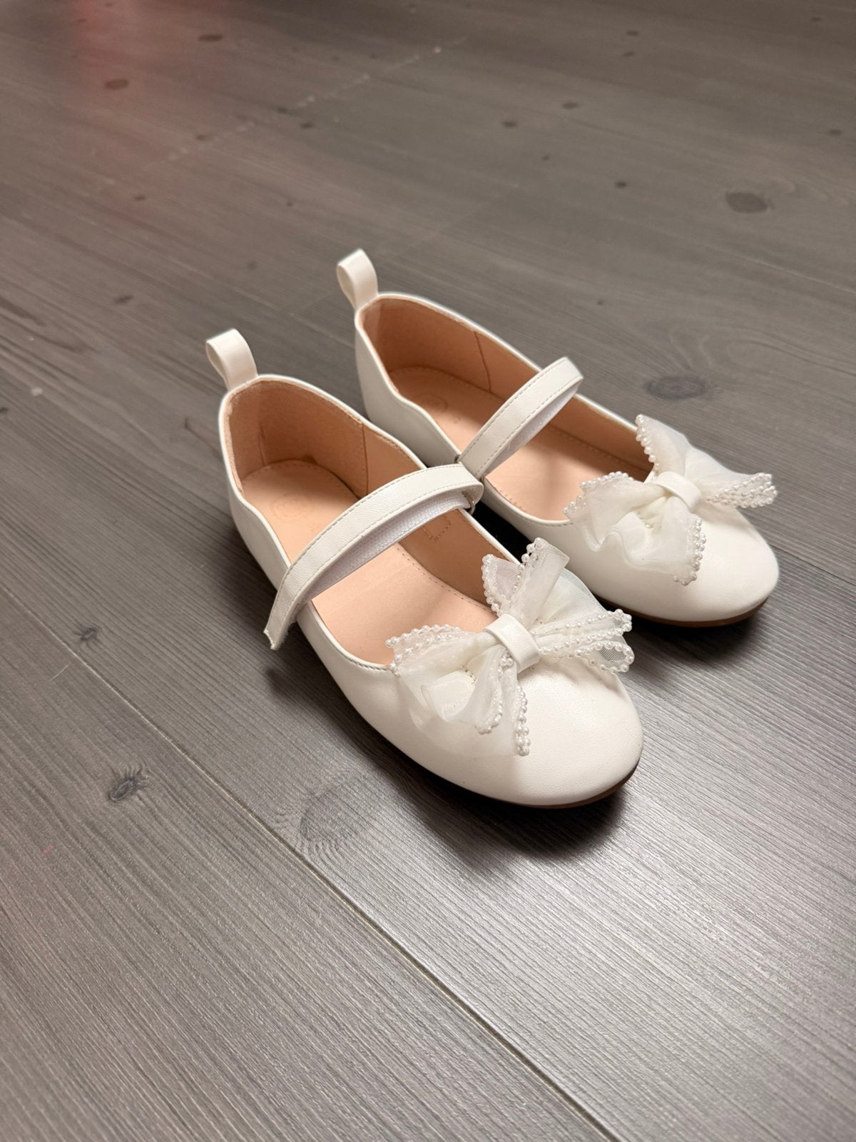 Wit balerinas maat 35, Kinderen en Baby's, Babykleding | Schoentjes en Sokjes, Ophalen of Verzenden, Zo goed als nieuw, Meisje