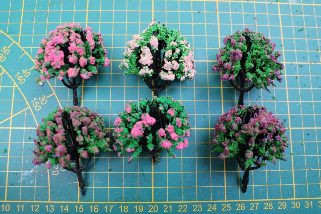 bomen   lot   23,   6 stuks, Hobby en Vrije tijd, Modeltreinen | H0, Ophalen of Verzenden, Gelijkstroom of Wisselstroom, Natuur