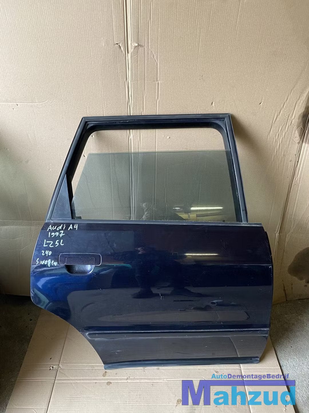 AUDI A4 B5 AVANT BLAUW LZ5L Rechts Achter deur portier 94-02, Gebruikt, Deur, AUDI AG, Kundenbetreuung@audi.de