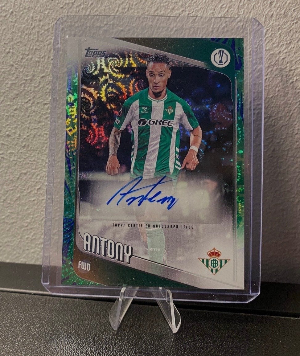 Antony Topps Carnaval Autograph Card Real Betis 2025/26, Ophalen of Verzenden, Zo goed als nieuw, Buitenlandse clubs, Spelerskaart