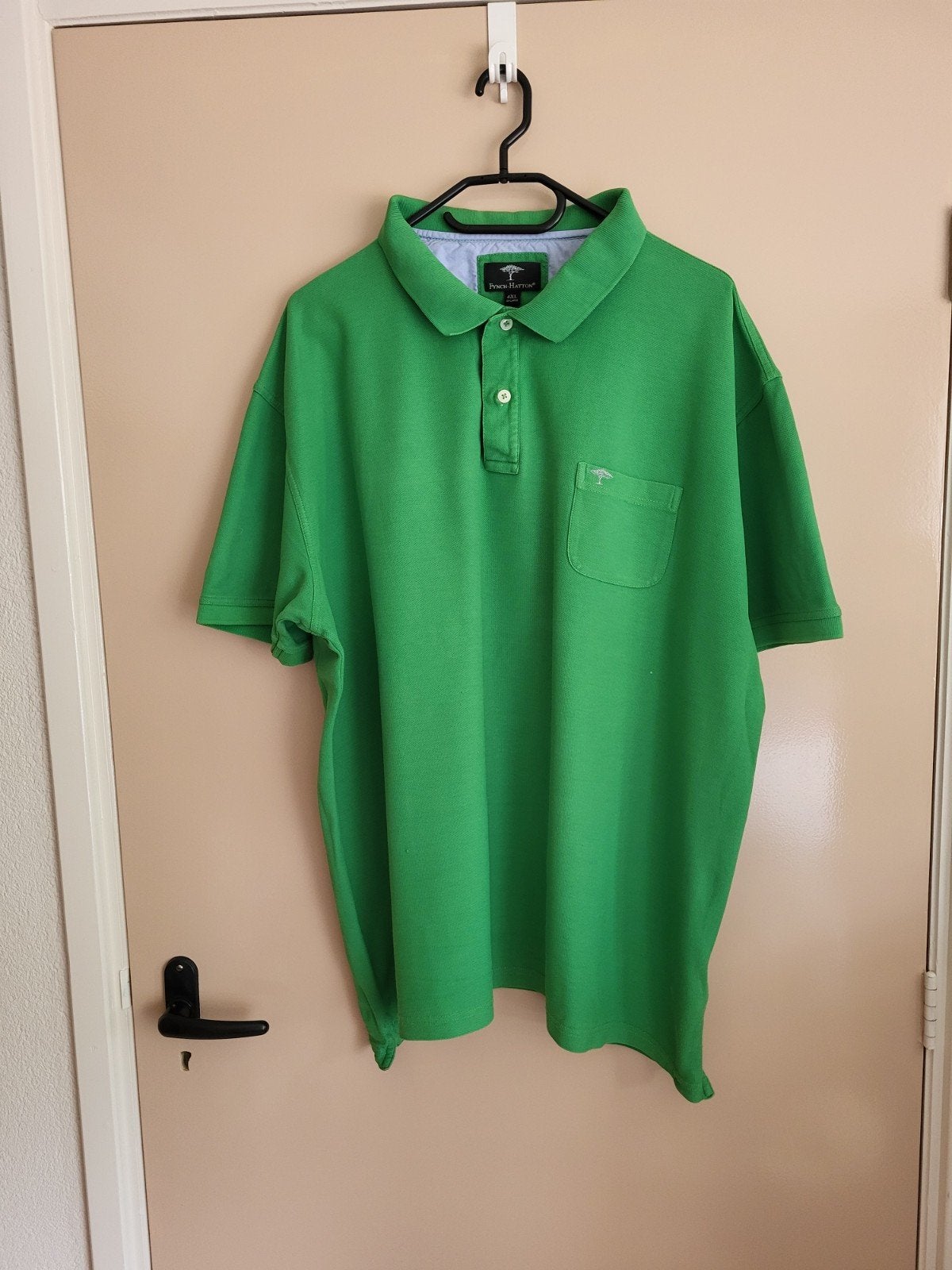 Fynch-Hatton Polo  Groen 4XL - Gedragen, zeer goede sta, Fynch-Hatton, Overige maten, Ophalen of Verzenden, Gedragen