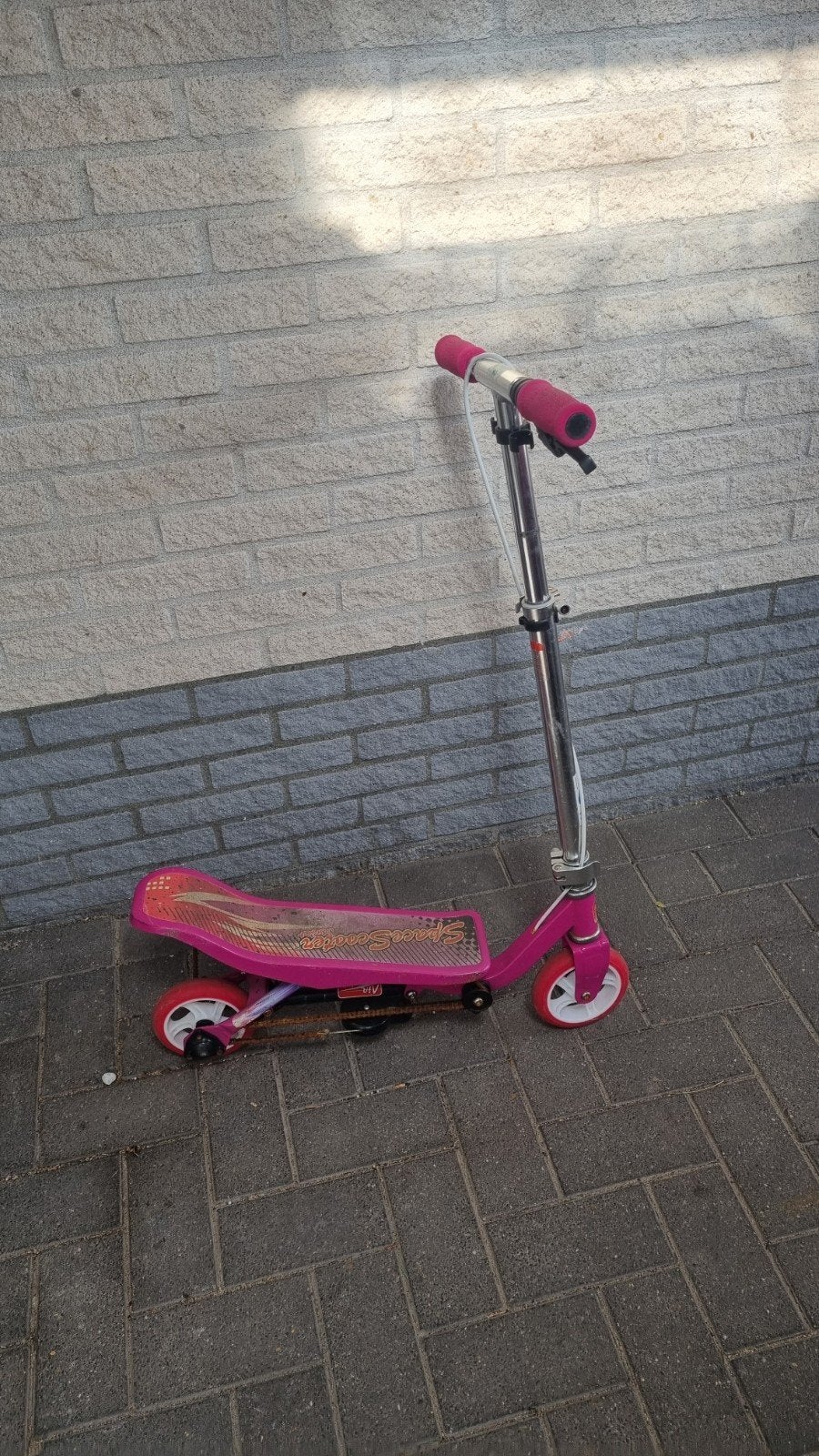 Roze - Space Scooter, Fietsen en Brommers, Steps, Ophalen, Gebruikt, Overige typen, Space Scooter