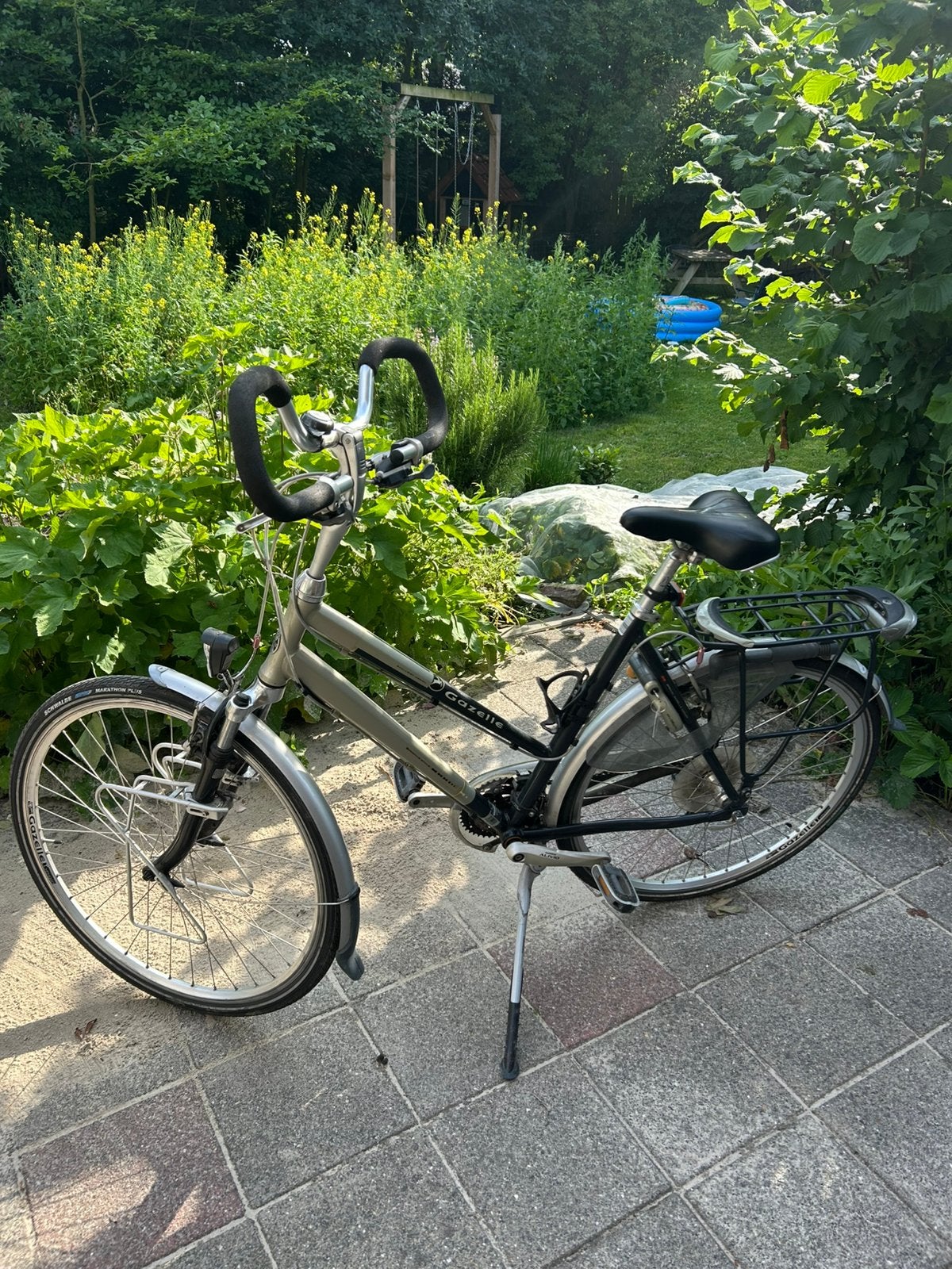 Gazelle Medeo Trekking damesfiets framemaat 57, Ophalen, Gebruikt, Velgrem, 56 cm of meer