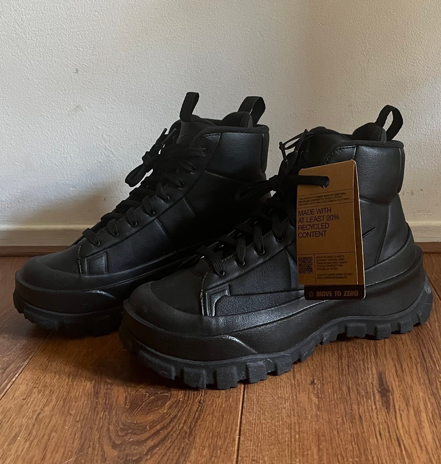 Nike Blazer Roam mid ‘Triple Black’ nieuw, Zwart, Nieuw, Ophalen of Verzenden, Sneakers of Gympen