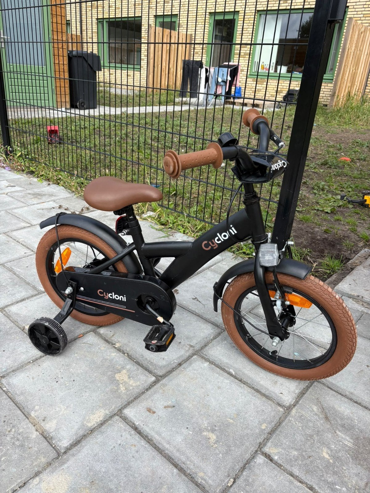 Kinderfiets 14 inch, Ophalen