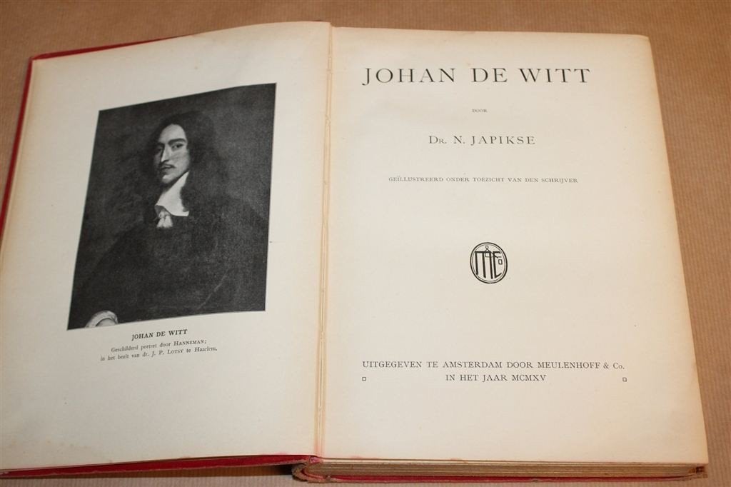 Johan de Witt — Antieke Uitgave N. Japikse [1915], Boeken, Ophalen of Verzenden, Gelezen
