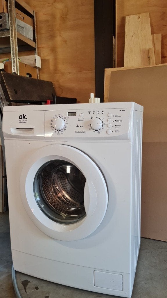 Wasmachine, Witgoed en Apparatuur, Ophalen, 1200 tot 1600 toeren, Gebruikt, 4 tot 6 kg
