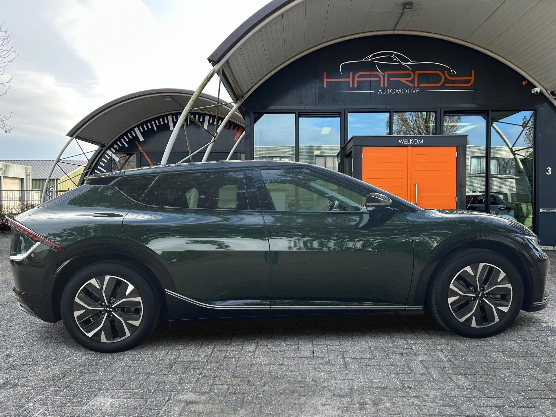 Kia EV6 Plus 77.4 kWh SOH 100% Trekhaak 1e EIG NL-Auto Rijkl, Automaat, 228 pk, Achterwielaandrijving, Gebruikt