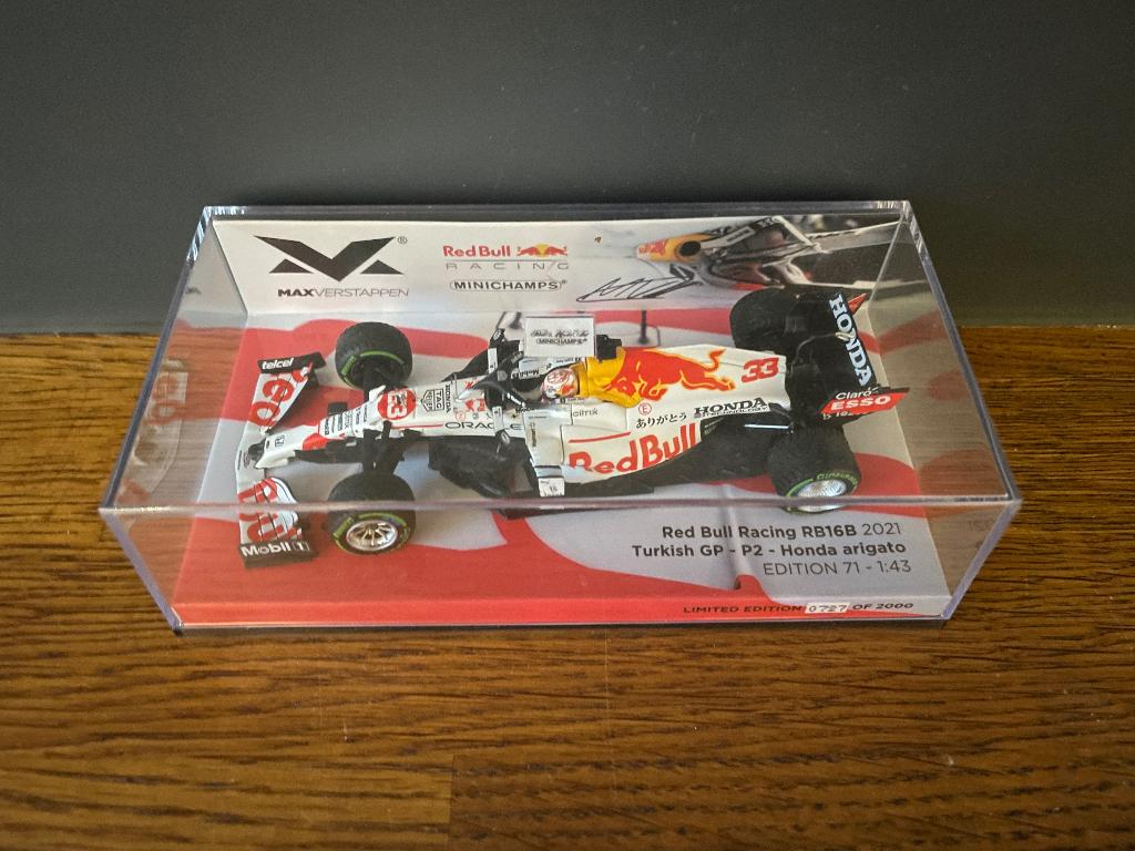 Max Verstappen Minichamps 1:43 RB16B GP Turkeye 2021 2nd, Ophalen of Verzenden, Nieuw, Auto, MiniChamps