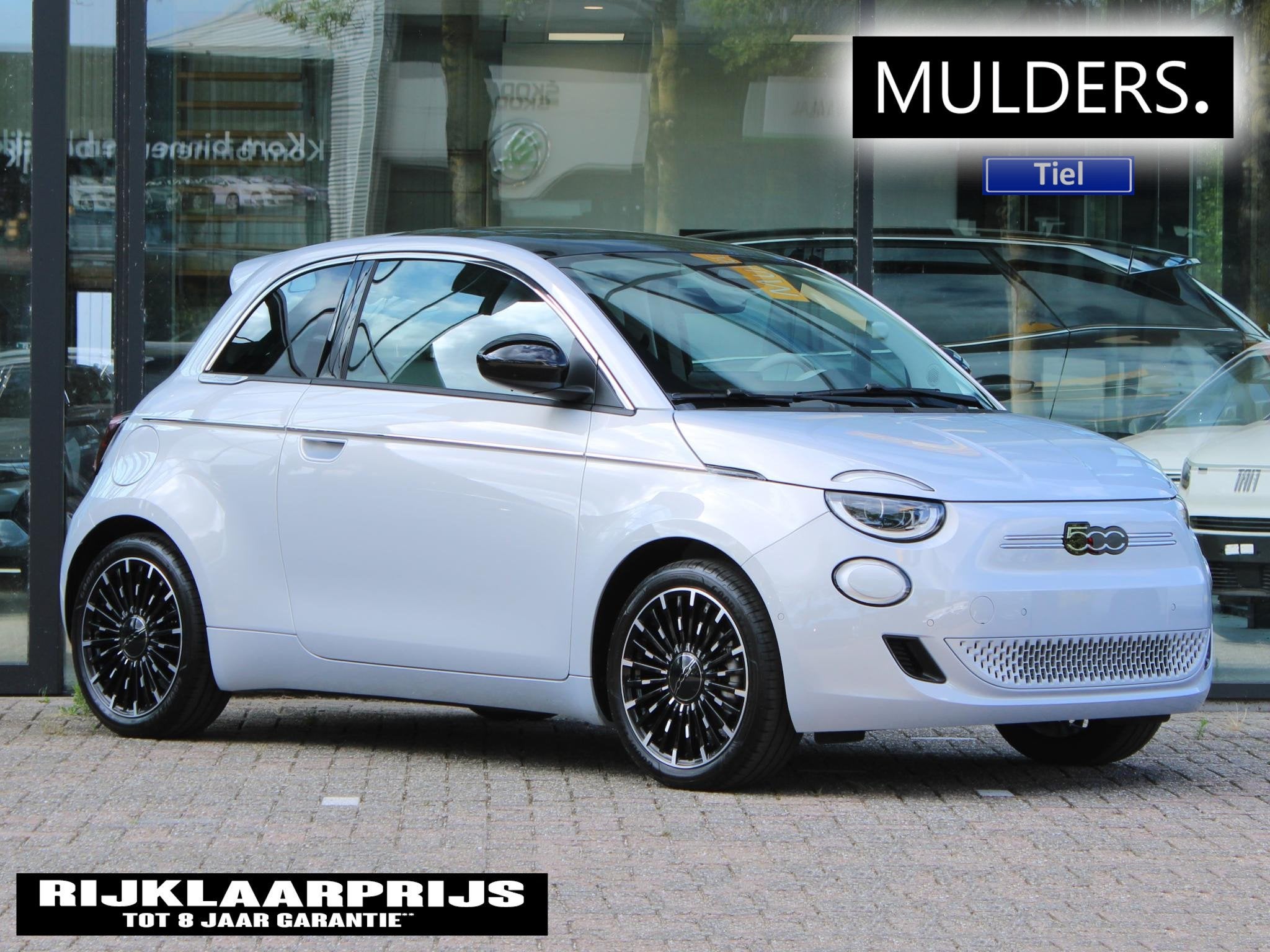 Fiat 500 La Prima 42 kWh VOORRAAD KORTING, Auto's, Fiat, 12 maanden, 118 pk, 4 stoelen, Wit