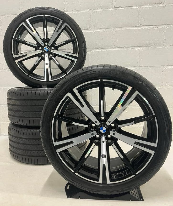 20 INCH BMW 938M ORIGINEEL 5 SERIE G60 G61 I5 ZOMERSET, Auto-onderdelen, Ophalen, 245 mm, Banden en Velgen, 20 inch
