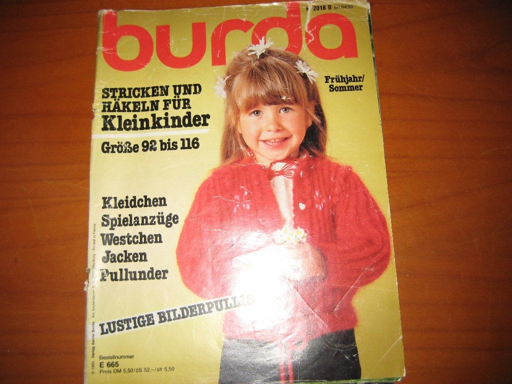 Burda: Strickeln und Häkeln für Kleinkinder, 92-110 (337), Ophalen of Verzenden, Gelezen, Breien en Haken