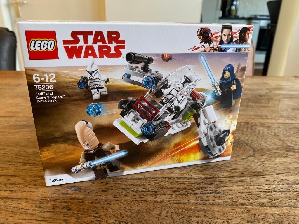 Lego Star Wars 75206 Jedi & Clone Troopers Battle Pack nieuw, Star Wars, Lego, Nieuw, Ophalen of Verzenden