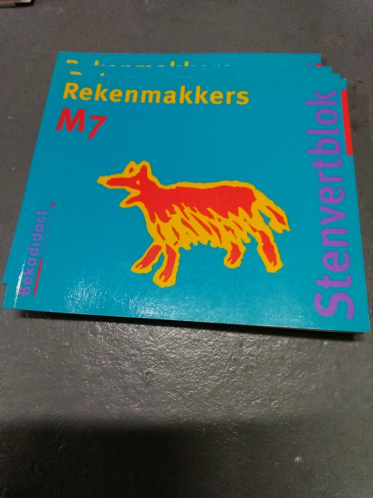 4x Rekenmakkers M7 Stenvrtblok - Bekadidact, Ophalen of Verzenden, Zo goed als nieuw, Overige niveaus, Overige vakken