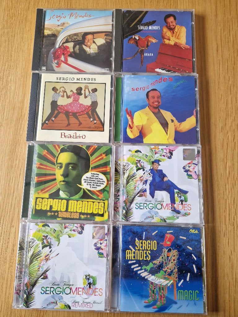 6 CD's Sergio Mendes samen voor 24 euro of evt. los te koop, Ophalen of Verzenden, Zo goed als nieuw, Album