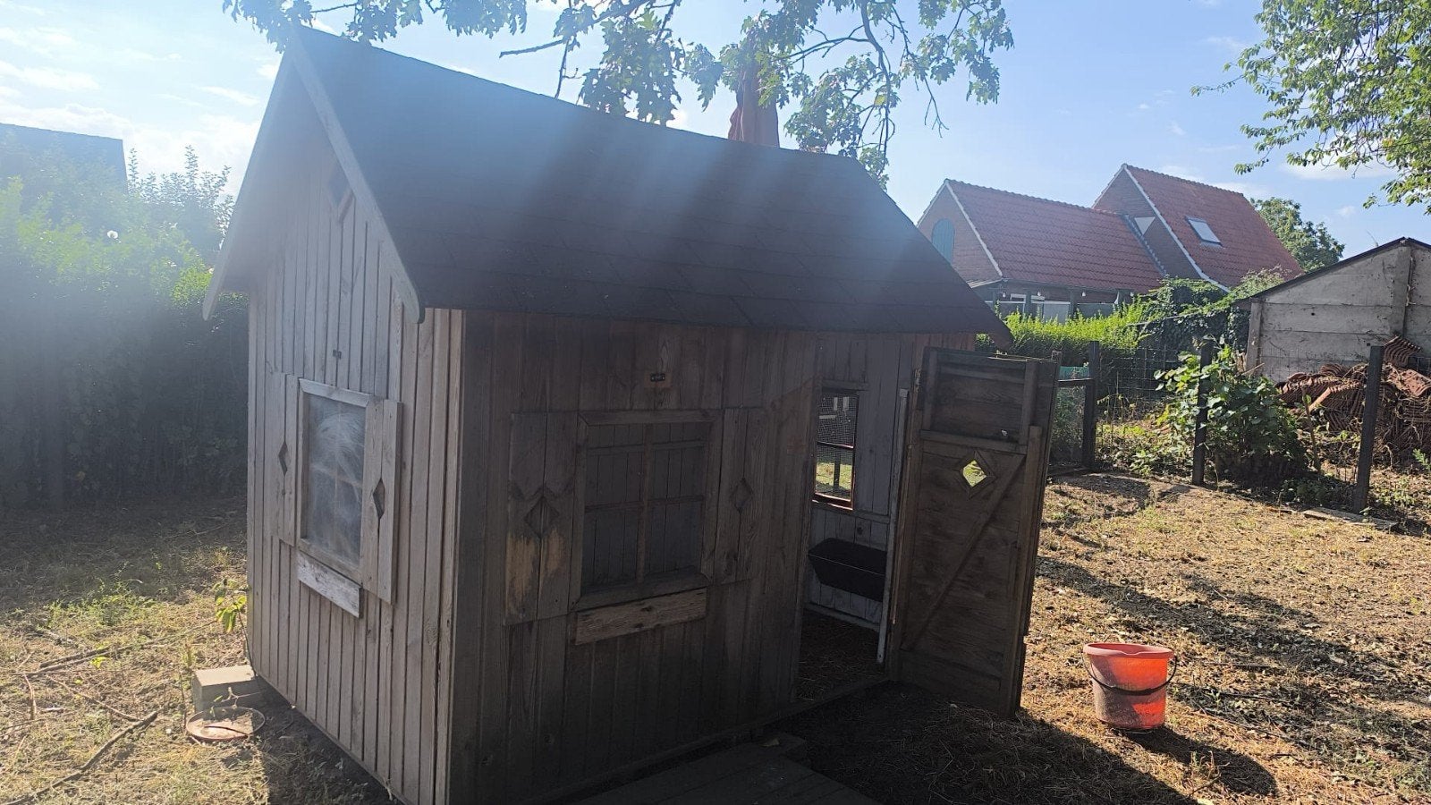 houten huisje, Ophalen, Minder dan 250 cm, Schuur