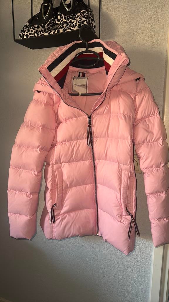Tommy hilfiger winter jas roze, Ophalen of Verzenden, Gedragen, Maat 36 (S), Roze