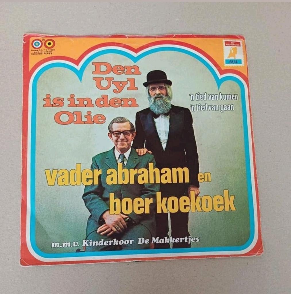 Vader Abraham En Boer Koekoek - Den Uyl Is In Den Olie, Cd's en Dvd's, Vinyl Singles, Beschermende buitenhoes, Ophalen of Verzenden