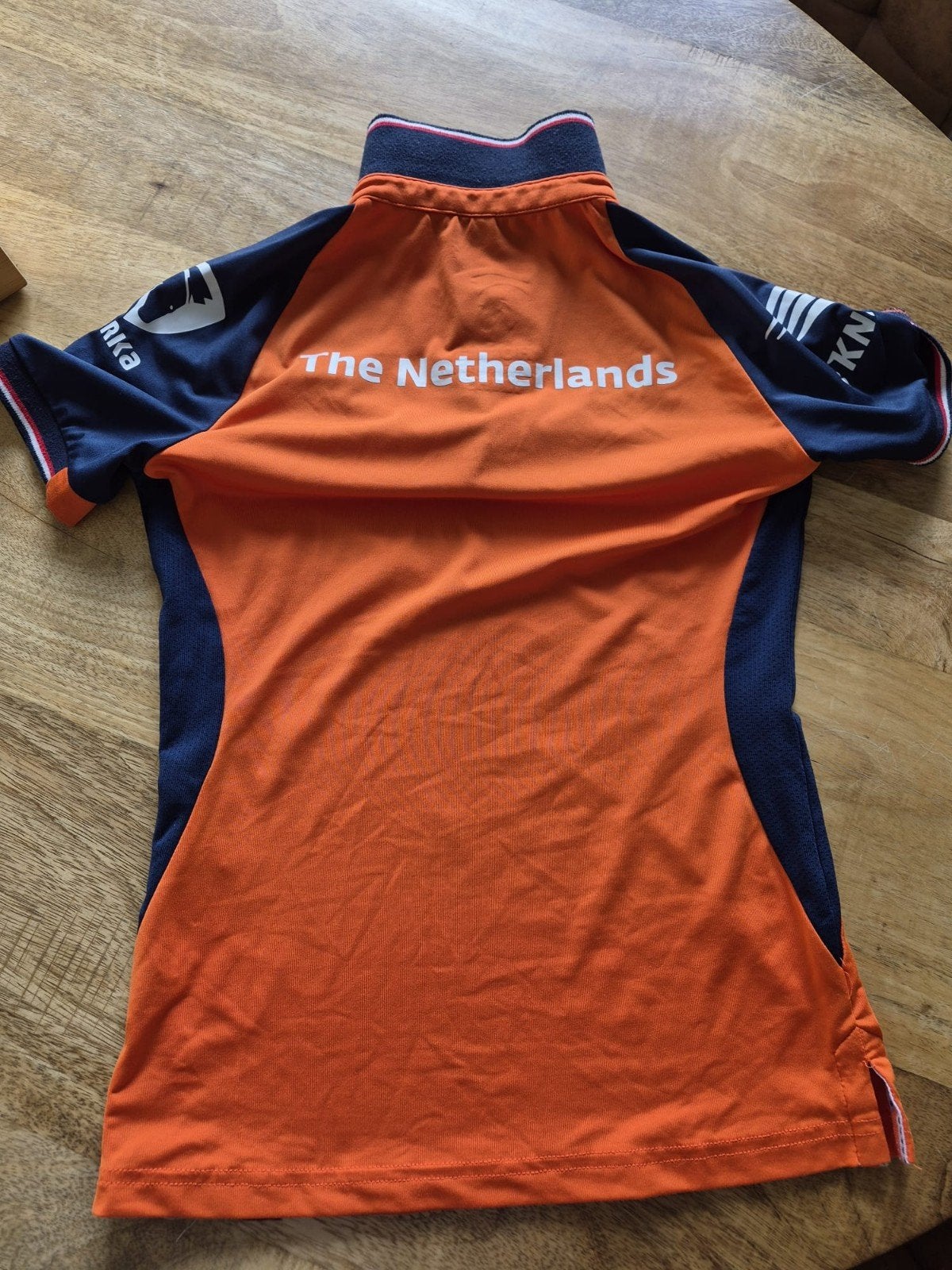 Horka KNHS Official Supplier Polo - Oranje/Blauw, Ophalen of Verzenden, Zo goed als nieuw, Overige typen