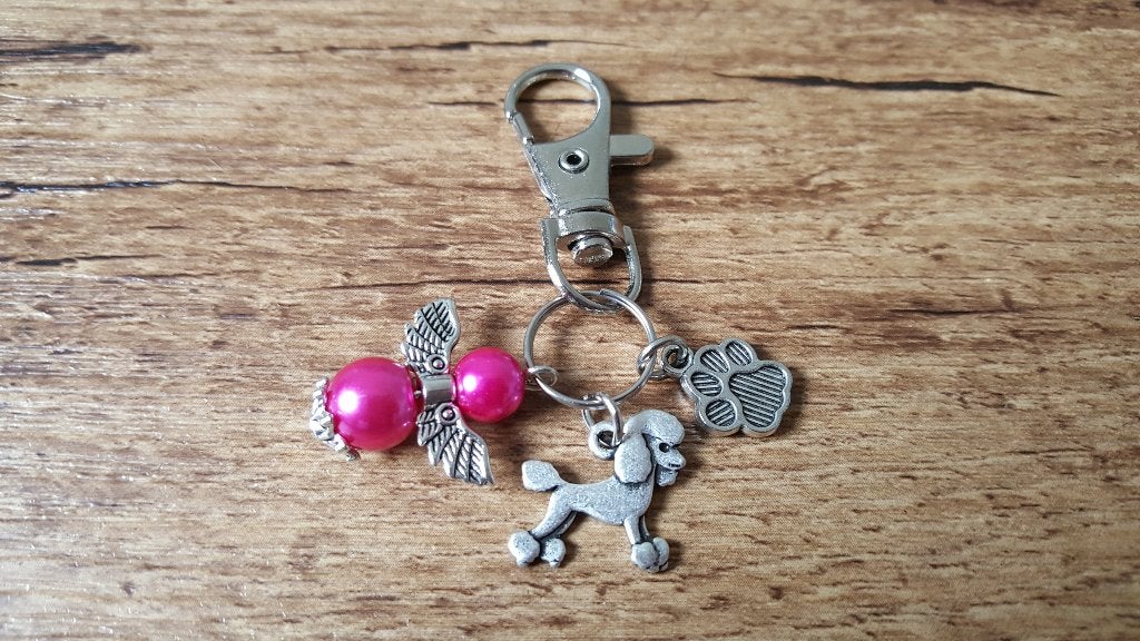 ACTIE -20% Tashanger Poedel Poodle met beschermengeltje, Sieraden, Tassen en Uiterlijk, Verzenden, Overige kleuren, Handtas