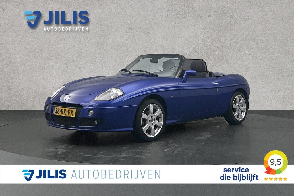 Fiat Barchetta 1.8-16V Emotion | Hardtop + softtop | Org NL, Auto's, 4 cilinders, Cabriolet, Blauw, 450 kg