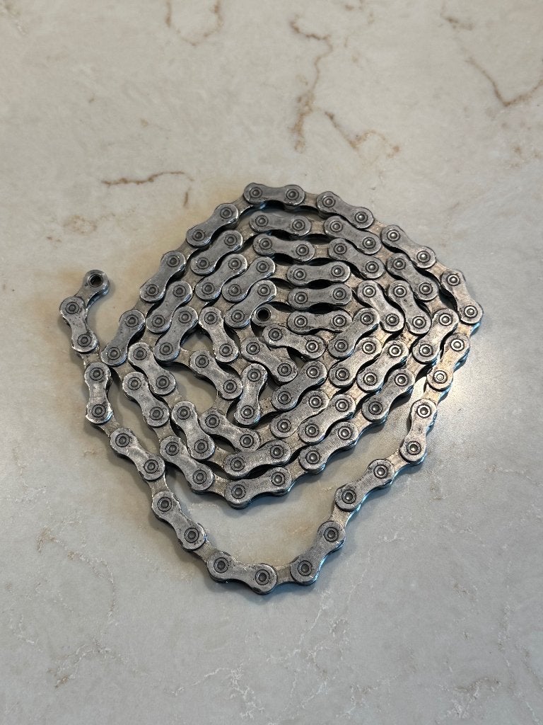 Shimano 105 ketting HG-601 (11 speed), Gebruikt, Shimano 105, Staal, Racefiets