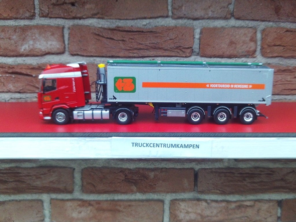 Tekno  Daf  XG  met  stas  kipper  van  Zijderlaan.
