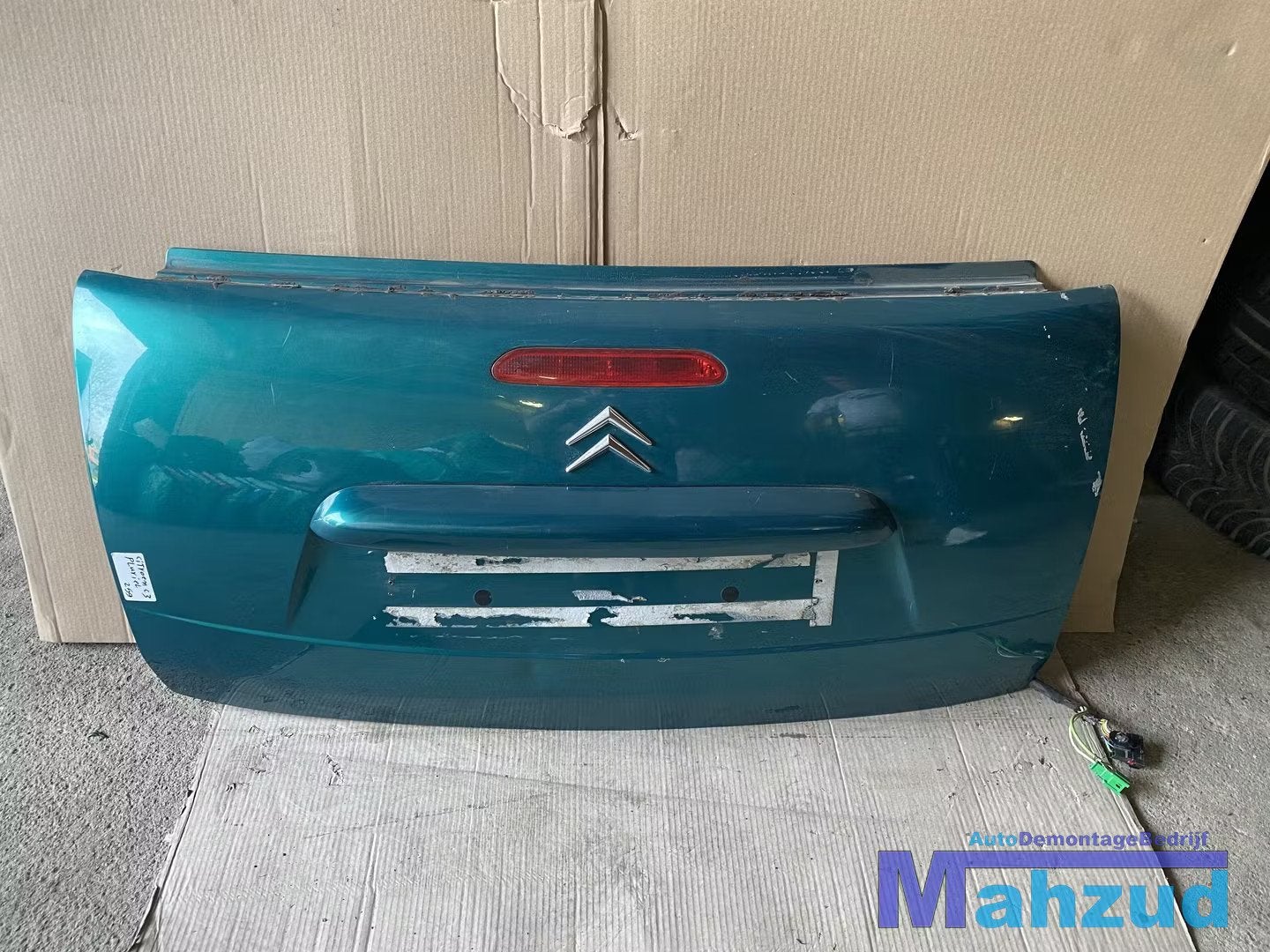 CITROEN C3 PLURIEL GROEN KRZD achterklep achterdeur, Gebruikt, Citroën, Ophalen of Verzenden, Achter