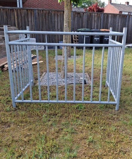 Balkon balustrade gegalvaniseerd staal, Ophalen, IJzer