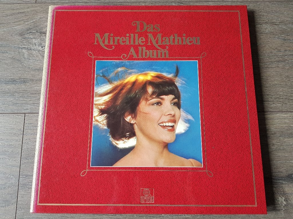 LP / elpee : Das Mireille Mathieu Album met drie lp's, Cd's en Dvd's, LP, Gebruikt, Overige genres, Ophalen of Verzenden