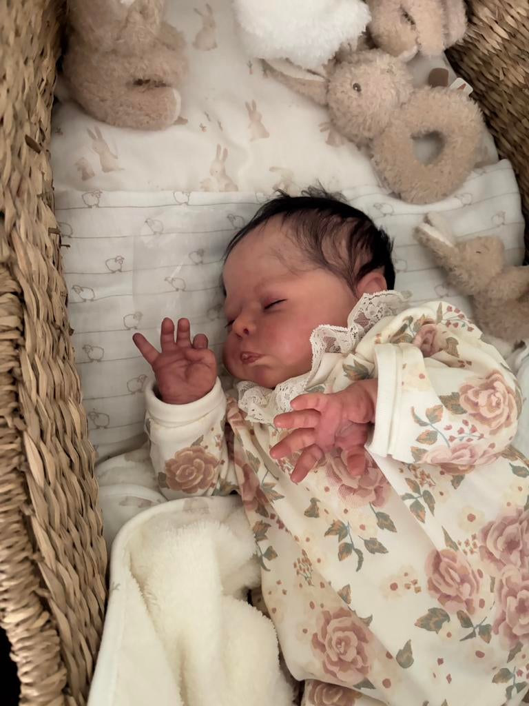 Reborn baby Christopher van Nikki Johnston met certificaat, Ophalen, Nieuw, Levensecht of Reborn, Babypop