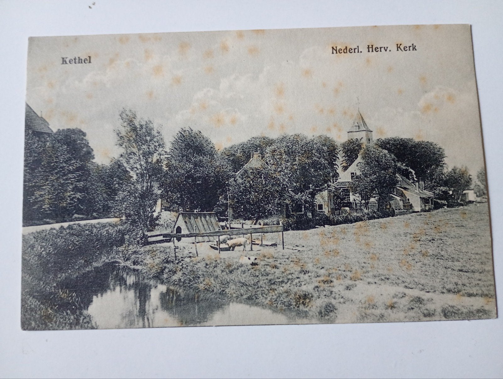 Kethel bij Schiedam 1926, Verzamelen, Ophalen of Verzenden, 1920 tot 1940, Gelopen, Zuid-Holland