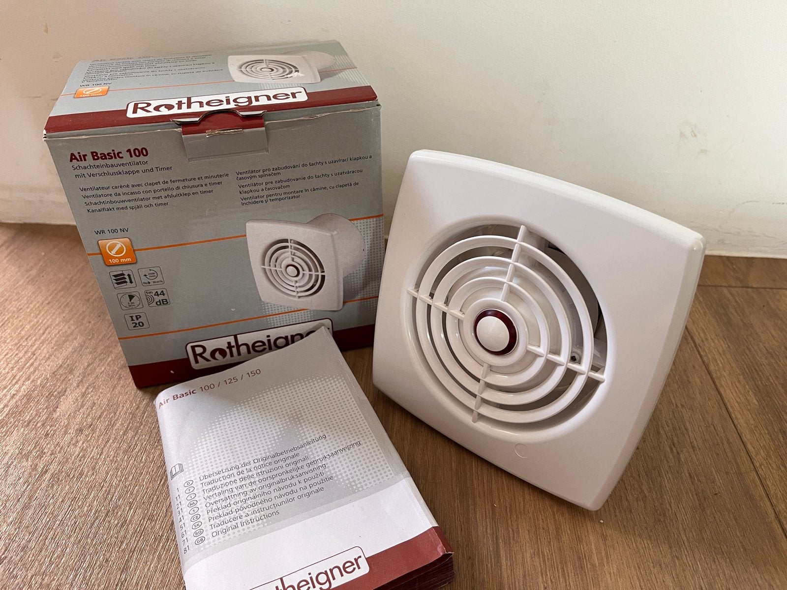 Rotheigner Air Basic 100 Ventilator, Ophalen, Zo goed als nieuw, Ventilator