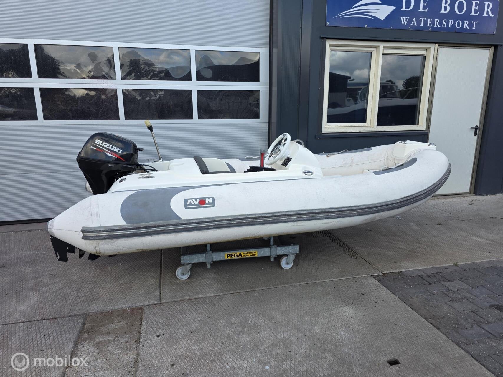 RIB Avon 360 suzuki 9.9pk 4takt inruil topper!, Watersport en Boten, Gebruikt, Benzine, Avon