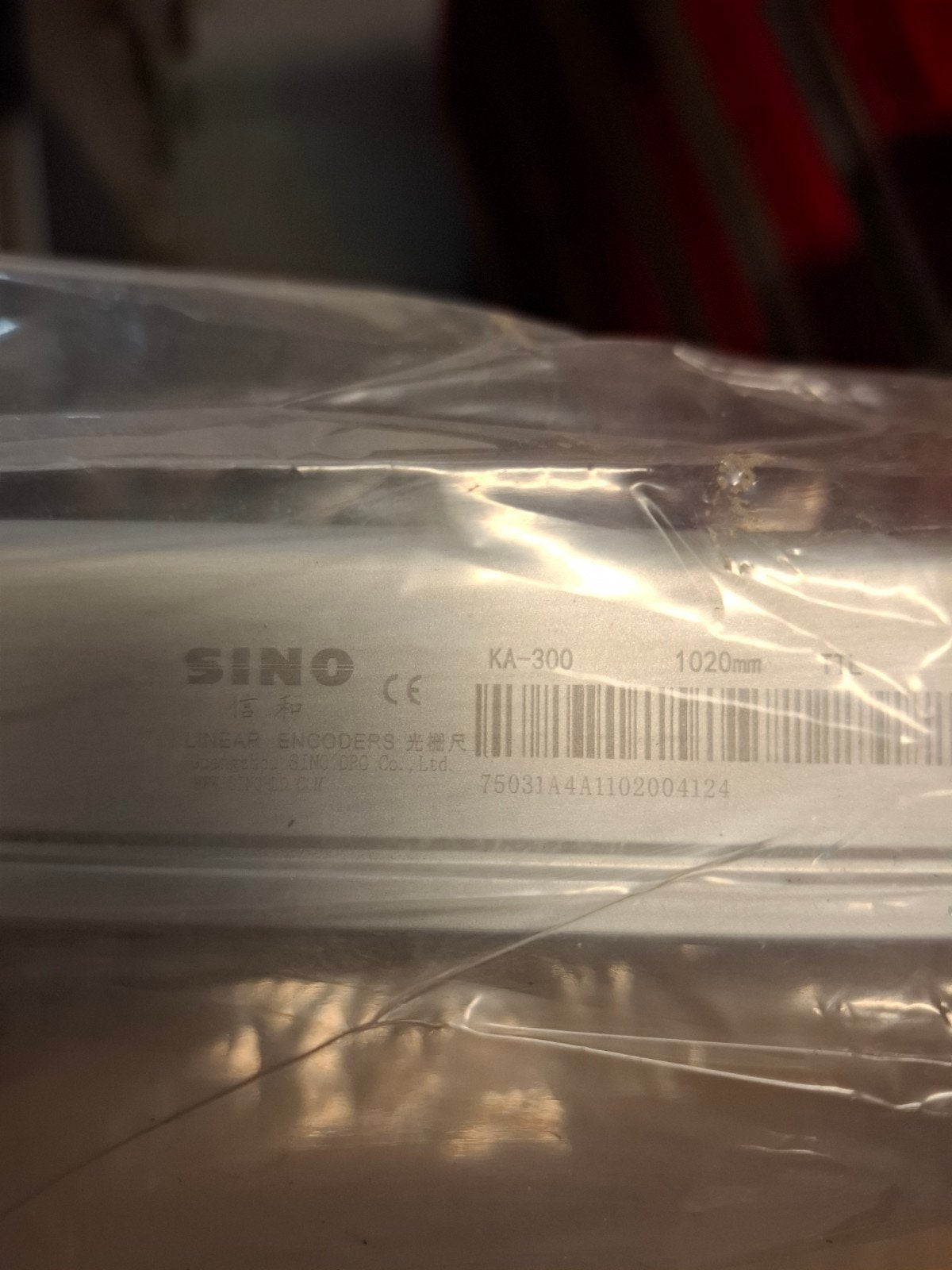 Nieuwe Sino KA300 liniaal 1020mm, Ophalen