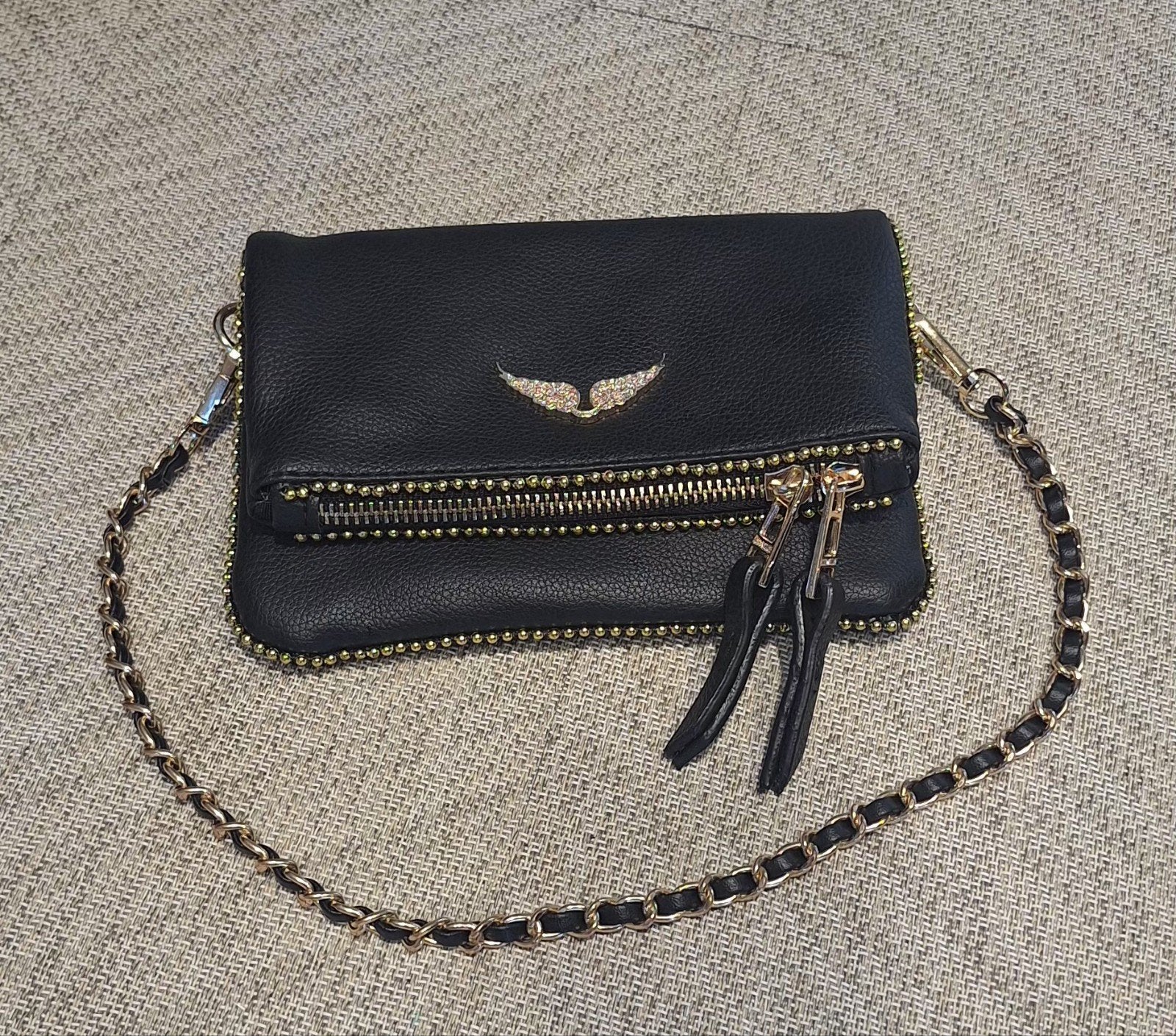 Zadig & Voltaire Tasje - Nieuw (klein formaat), Sieraden, Tassen en Uiterlijk, Tassen | Damestassen, Verzenden, Nieuw, Zwart, Avondtasje