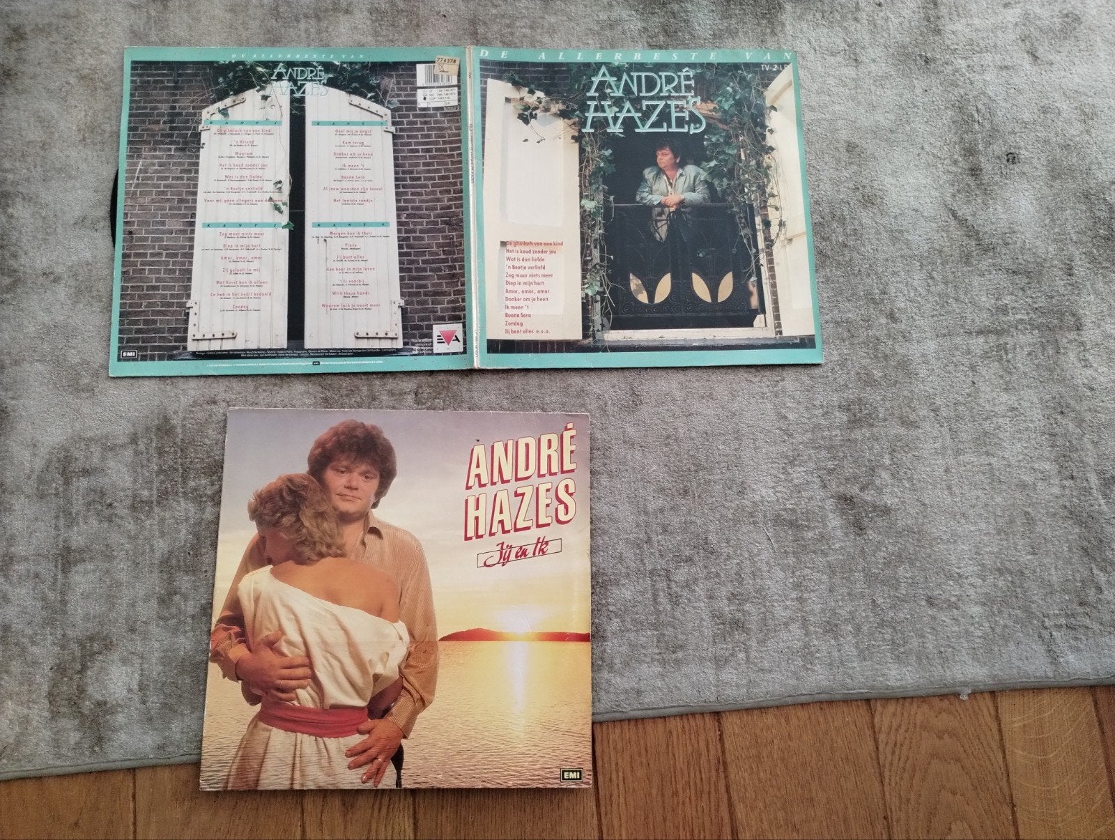 Andre Hazes 2 LP'S Elpee's de allerbeste van en jij en ik, Gebruikt, Ophalen of Verzenden, Dubbel-LP, Levenslied of Smartlap