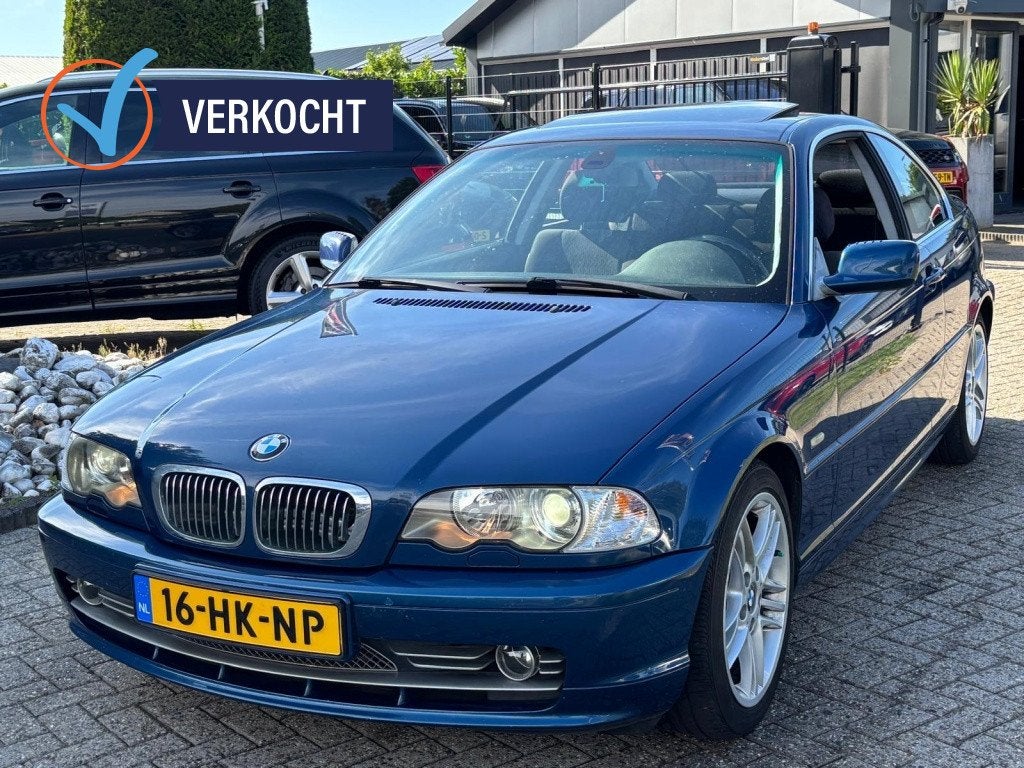 BMW 3 Serie Coupe 330Ci 6-Cilinder 2001 Schuifdak NL Auto 33, 232 pk, Blauw, Bedrijf, Handgeschakeld