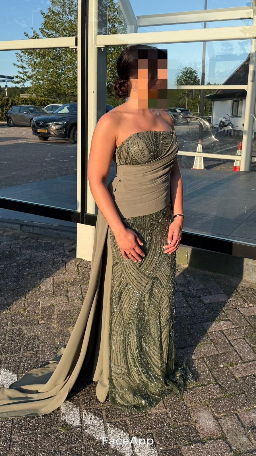 Galajurk/ avondjurk, Maat 38/40 (M), Galajurk, Overige kleuren, Ophalen of Verzenden