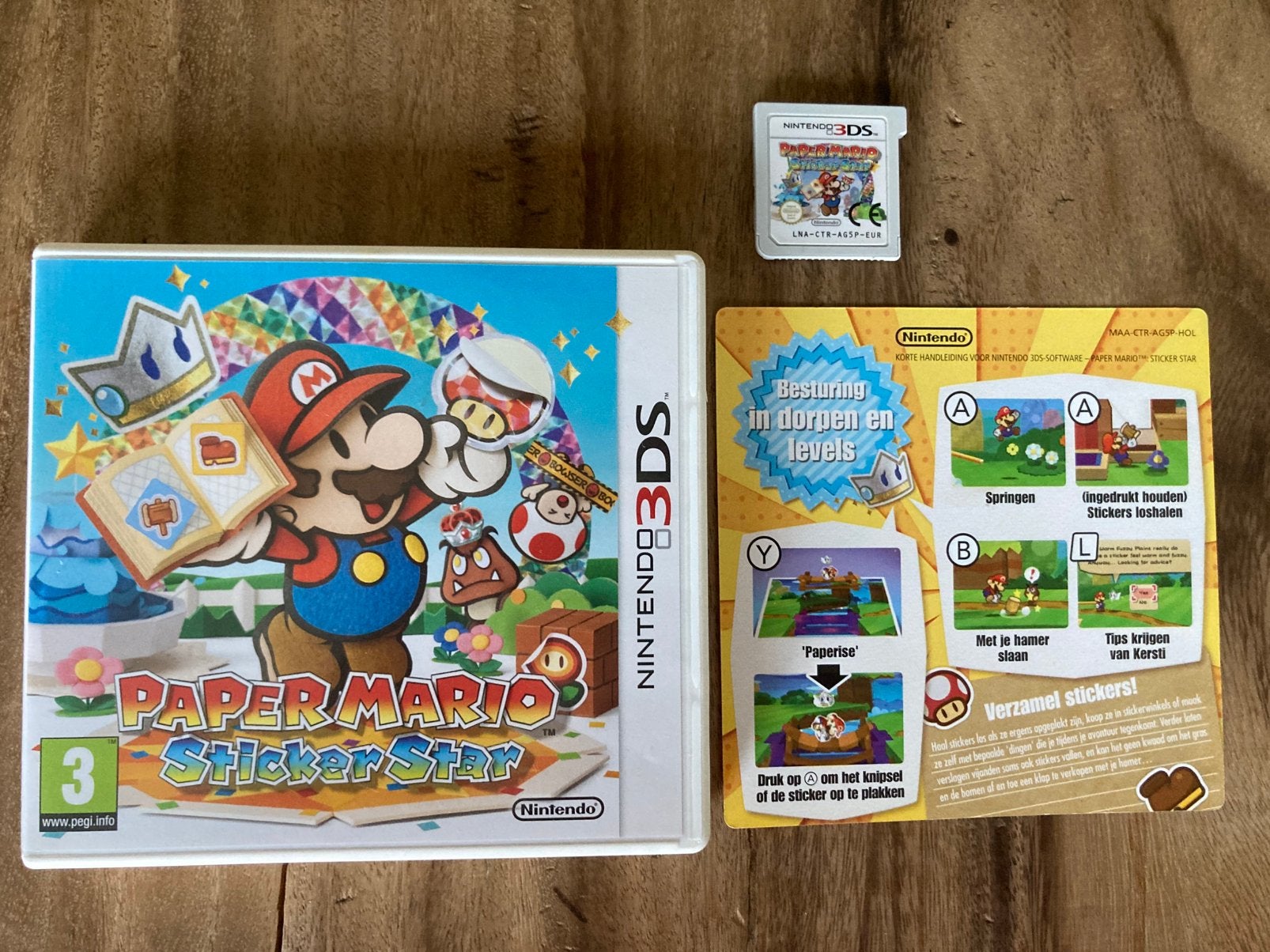 Paper Mario Sticker Star, Avontuur en Actie, 1 speler, Ophalen of Verzenden, Zo goed als nieuw