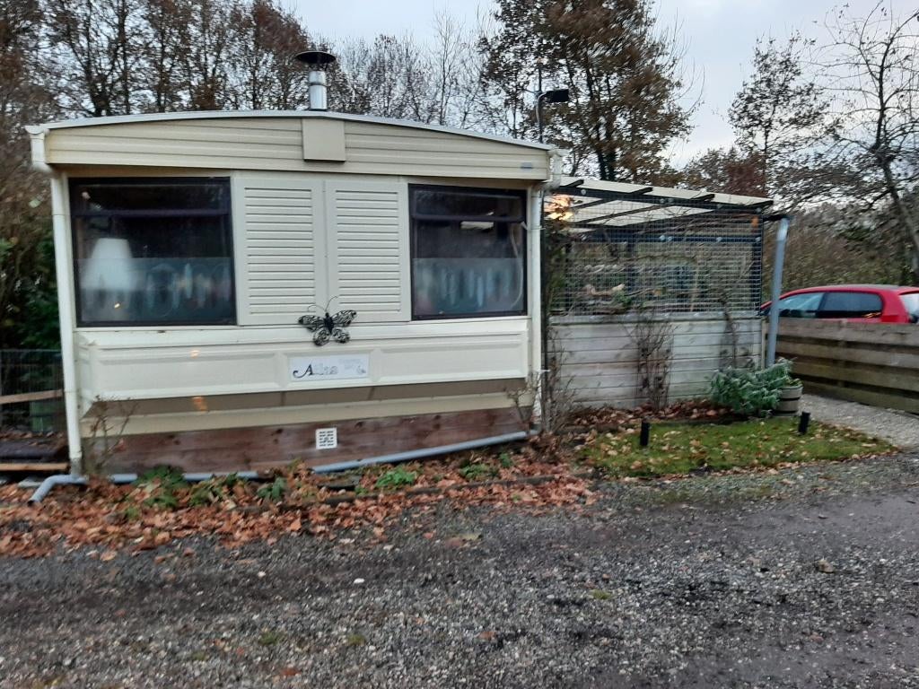 Aangeboden Atlas stacaravan met 2 slaapkamers, Caravans en Kamperen, Tot en met 2